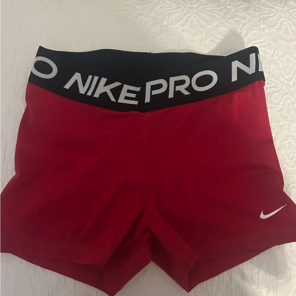 Nike Women's Red Athletic Shorts